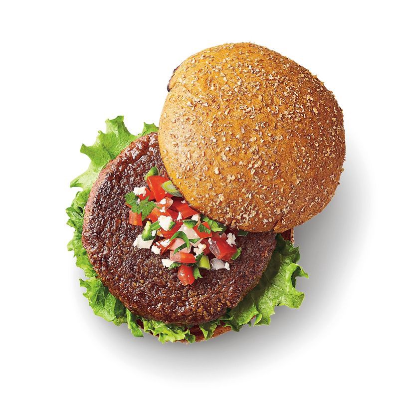 slide 4 of 4, Plant-Based Burger Patties - 8oz - Good & Gather™, 8 oz