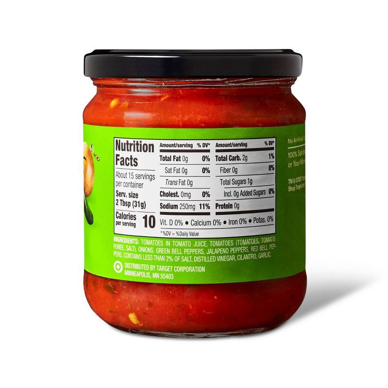 slide 2 of 2, Mild Chunky Garden Style Salsa 16oz - Good & Gather™, 16 oz