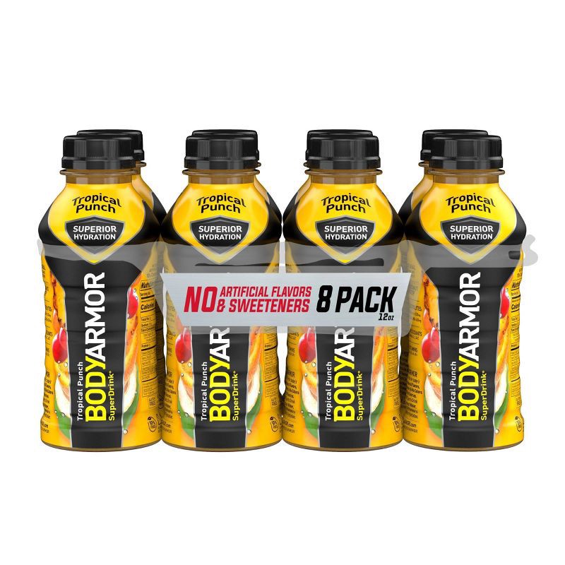 slide 1 of 12, BODYARMOR Tropical Punch Sports Drink - 8pk/12 fl oz Bottles, 8 ct; 12 fl oz