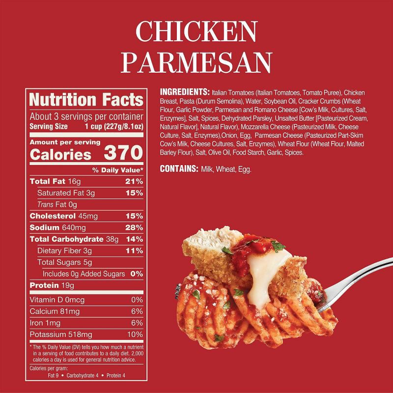 slide 3 of 7, Rao's Made For Home Family Size Frozen Chicken Parmesan - 25oz, 25 oz