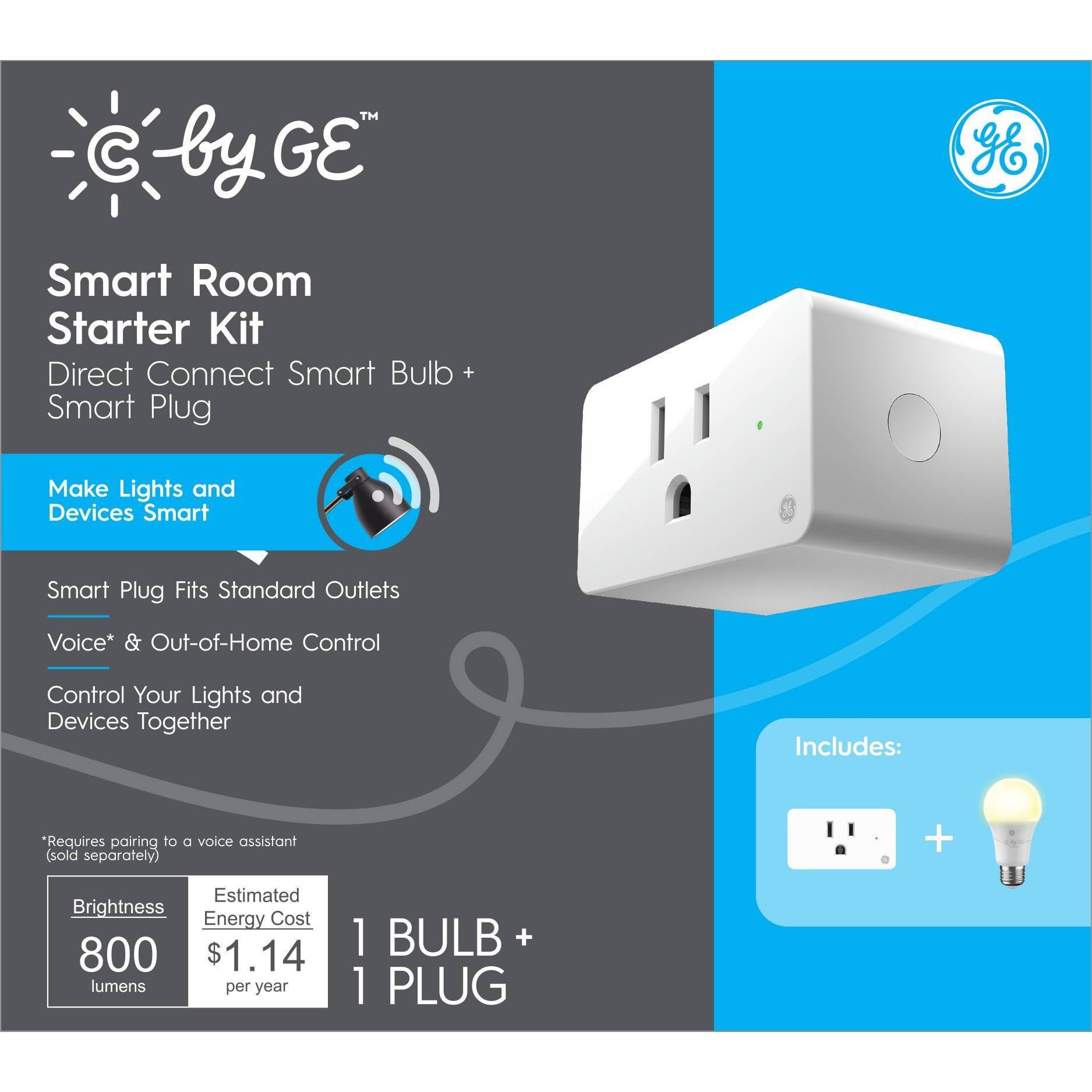 slide 1 of 3, General Electric LED Bulb Bundle with Plug, 1 ct