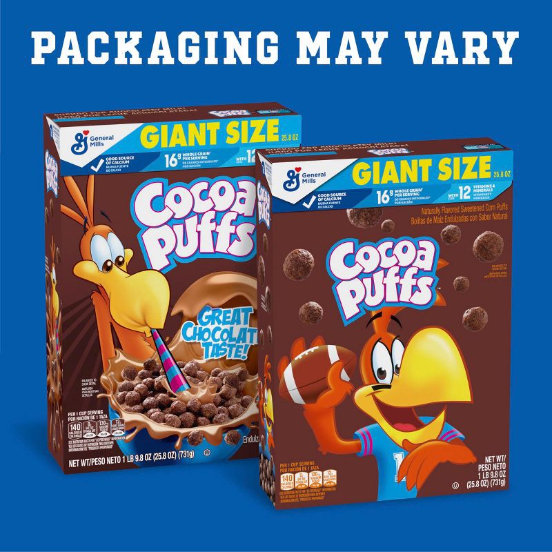 slide 2 of 7, Cocoa Puffs Giant Size Cereal - 25.8oz, 25.8 oz