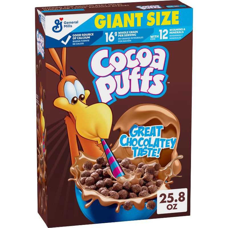 slide 1 of 7, Cocoa Puffs Giant Size Cereal - 25.8oz, 25.8 oz