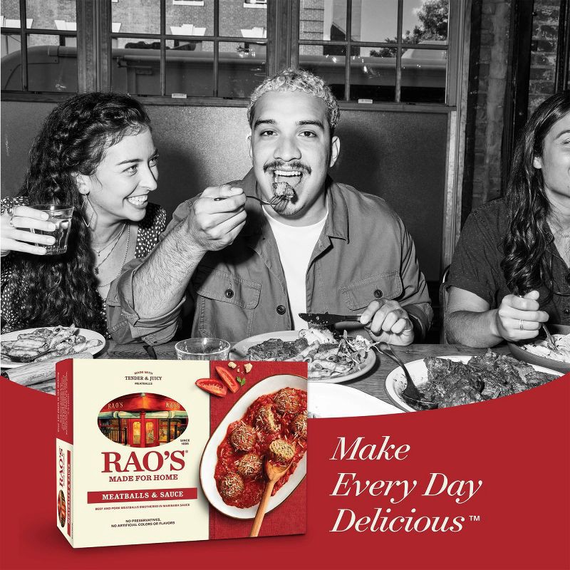 slide 6 of 7, Rao's Made For Home Family Size Frozen Meatballs and Sauce - 24oz, 24 oz