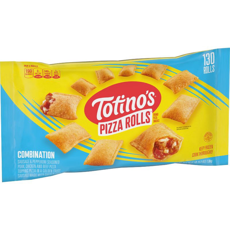 slide 1 of 10, Totino's Pizza Rolls Combo - 63.5oz/130ct: No Artificial Sweeteners, No High Fructose Corn Syrup, 63.5 oz; 130 ct