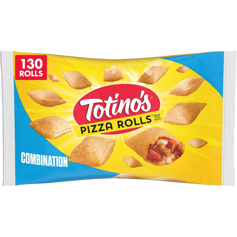 slide 1 of 9, Totino's Frozen Pizza Rolls Combo - 63.5oz/130ct, 63.5 oz, 130 ct