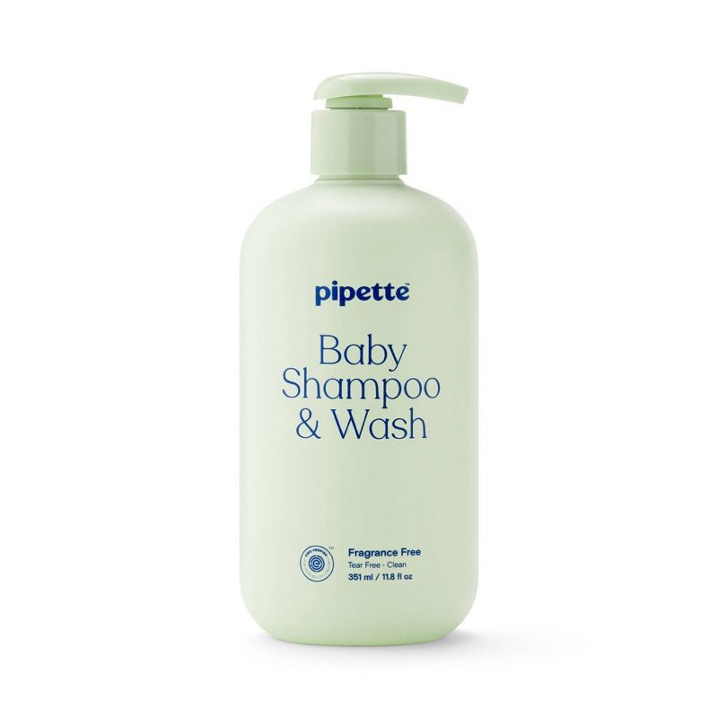 slide 1 of 7, Pipette Baby Shampoo + Wash Fragrance Free - 11.8 fl oz, 11.8 fl oz