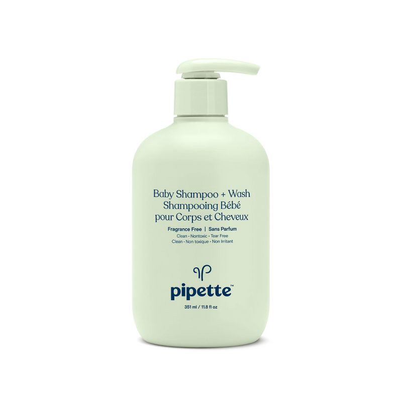 slide 1 of 6, Pipette Baby Shampoo + Wash Fragrance Free - 11.8 fl oz, 11.8 fl oz