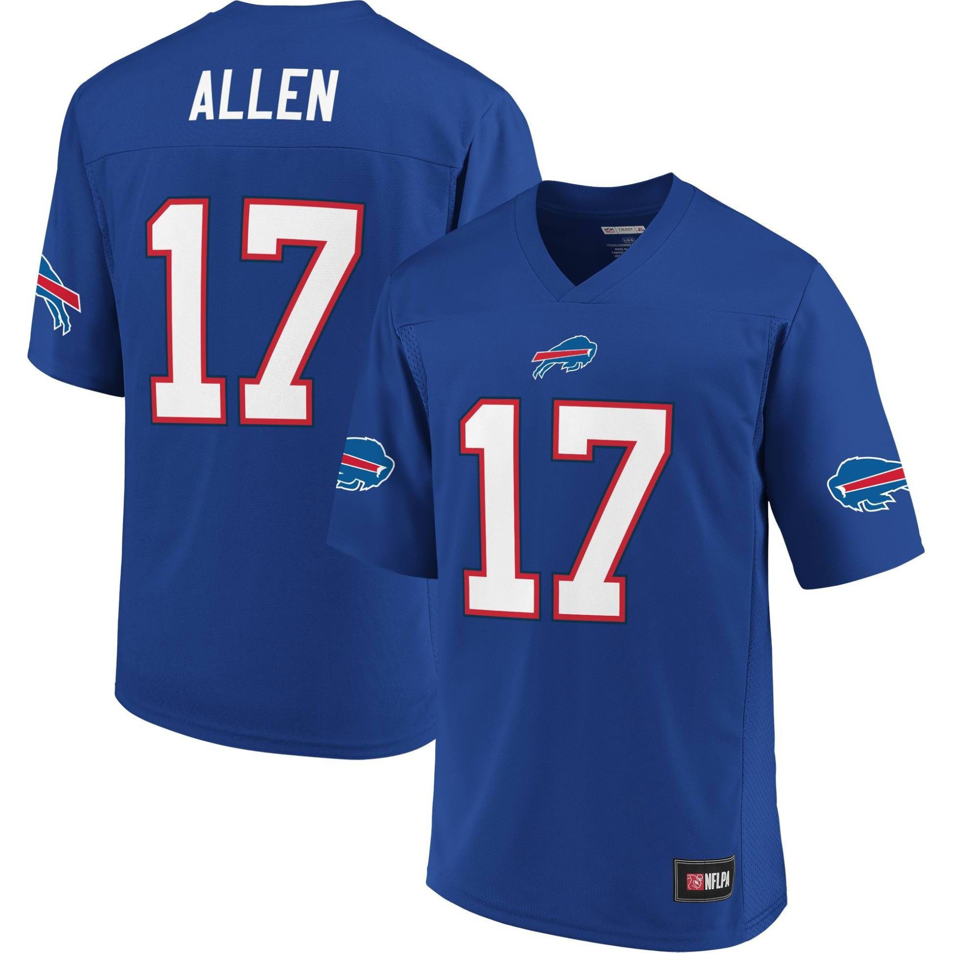 slide 1 of 3, NFL Buffalo Bills Josh Allen Men&#39;s Short Sleeve Jersey - XL, 1 ct