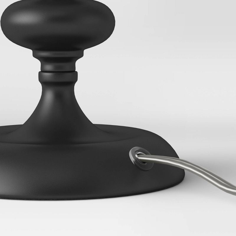 slide 4 of 9, Small Stick Lamp Base Black - Threshold™: ETL Listed, Metal, LED Compatible, 1 ct
