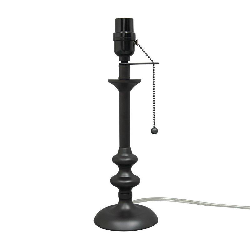 slide 5 of 9, Small Stick Lamp Base Black - Threshold™: ETL Listed, Metal, LED Compatible, 1 ct
