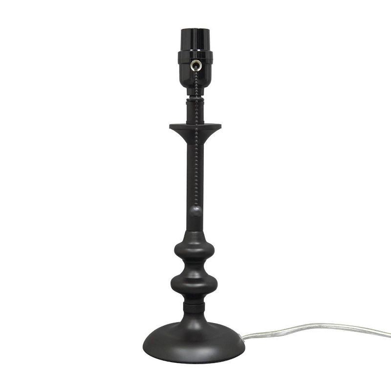 slide 6 of 9, Small Stick Lamp Base Black - Threshold™: ETL Listed, Metal, LED Compatible, 1 ct