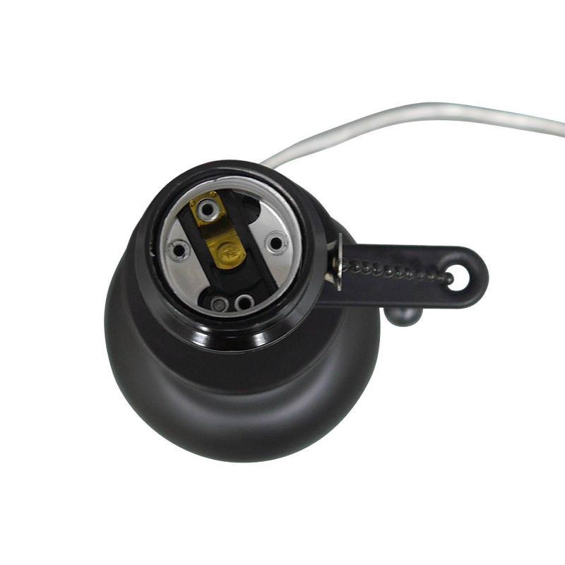 slide 8 of 9, Small Stick Lamp Base Black - Threshold™: ETL Listed, Metal, LED Compatible, 1 ct