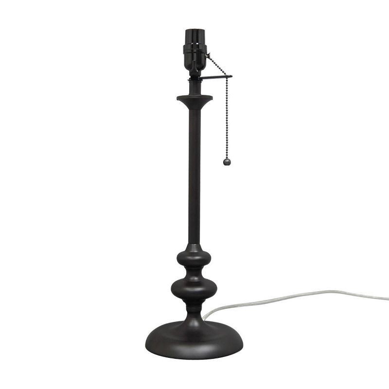 slide 5 of 9, Large Stick Lamp Base Black - Threshold™: ETL Listed, Metal, No Assembly Required, 1 ct