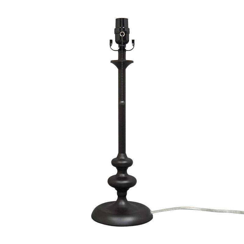 slide 6 of 9, Large Stick Lamp Base Black - Threshold™: ETL Listed, Metal, No Assembly Required, 1 ct