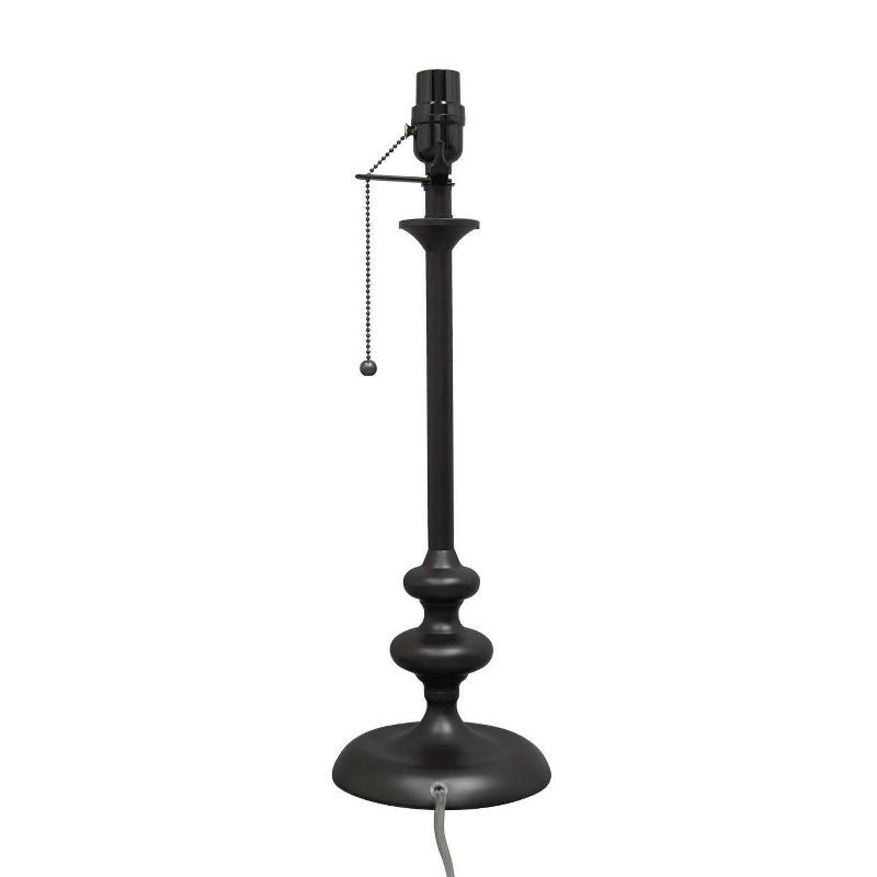 slide 7 of 9, Large Stick Lamp Base Black - Threshold™: ETL Listed, Metal, No Assembly Required, 1 ct