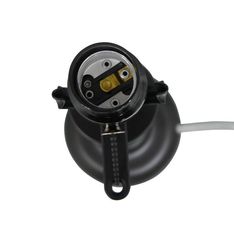 slide 8 of 9, Large Stick Lamp Base Black - Threshold™: ETL Listed, Metal, No Assembly Required, 1 ct