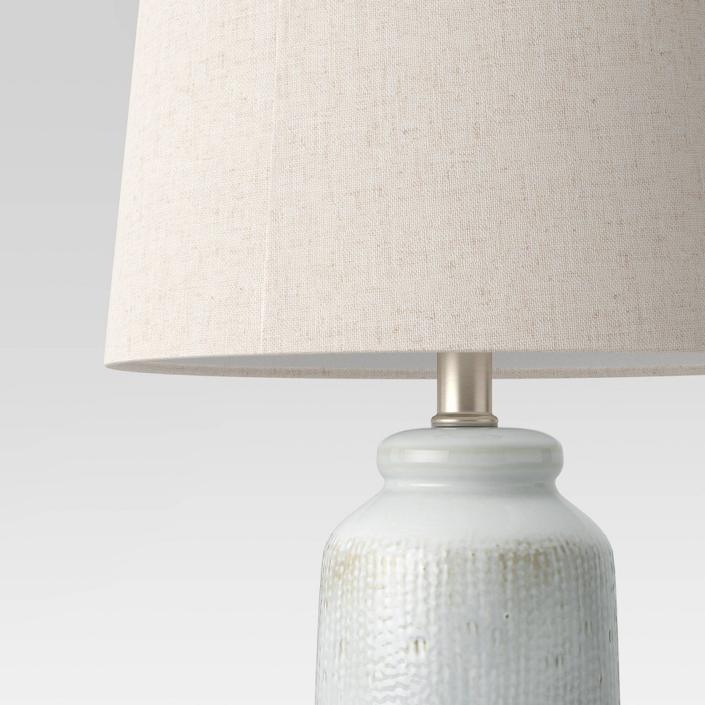 slide 2 of 4, Large Ceramic Table Lamp Light Blue - Threshold, 1 ct