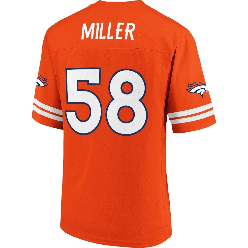 slide 3 of 3, NFL Denver Broncos Von Miller Men's Short Sleeve Jersey - XL, 1 ct