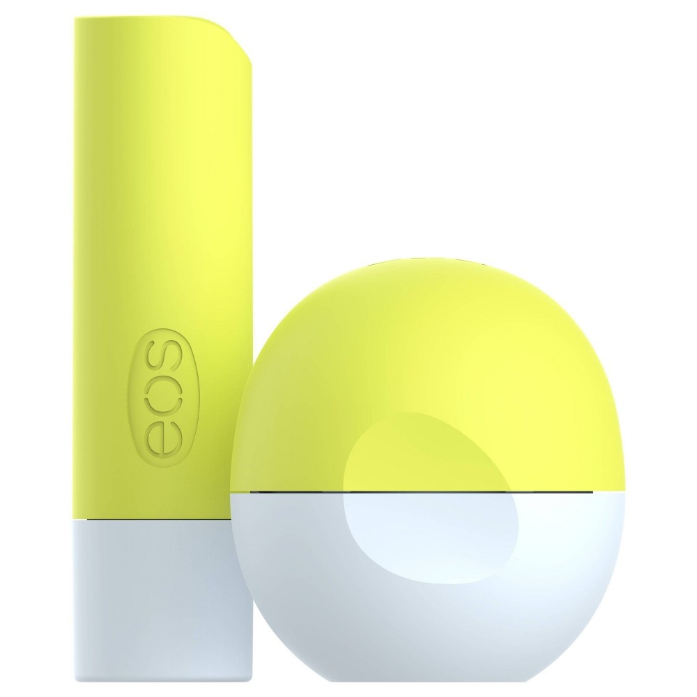 slide 2 of 4, eos flavorlab Lip Balm Stick & Sphere - Exhale - Green Apple Tonic, 0.39 oz