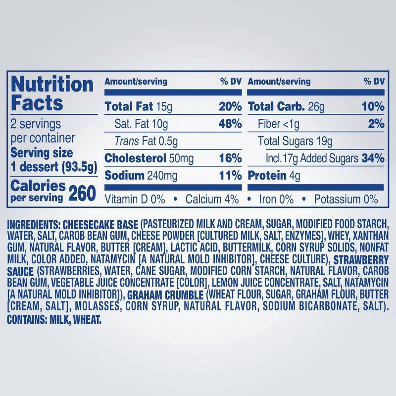 slide 8 of 10, Philadelphia Strawberry Cheesecake Crumble Dessert - 6.6oz/2ct, 6.6 oz, 2 ct