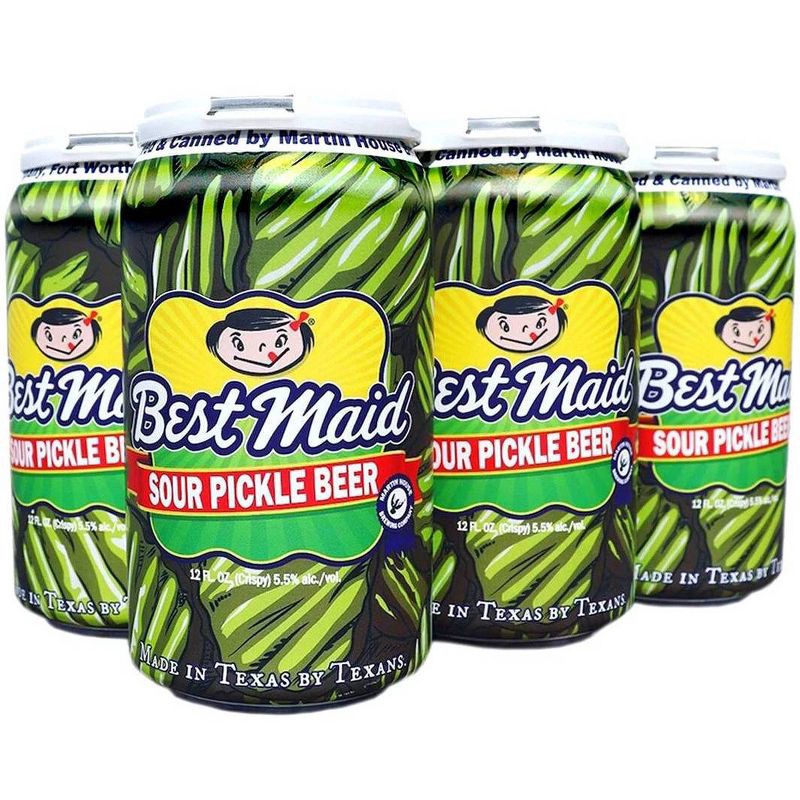slide 1 of 1, Martin House Brewing Company Martin House Best Maid Sour Pickle Beer - 6pk/12 fl oz Cans, 6 ct; 12 fl oz