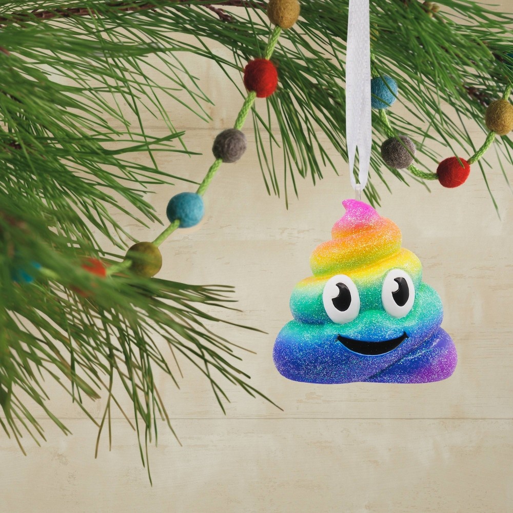 slide 3 of 4, Hallmark Rainbow Emoticon Christmas Tree Ornament, 1 ct
