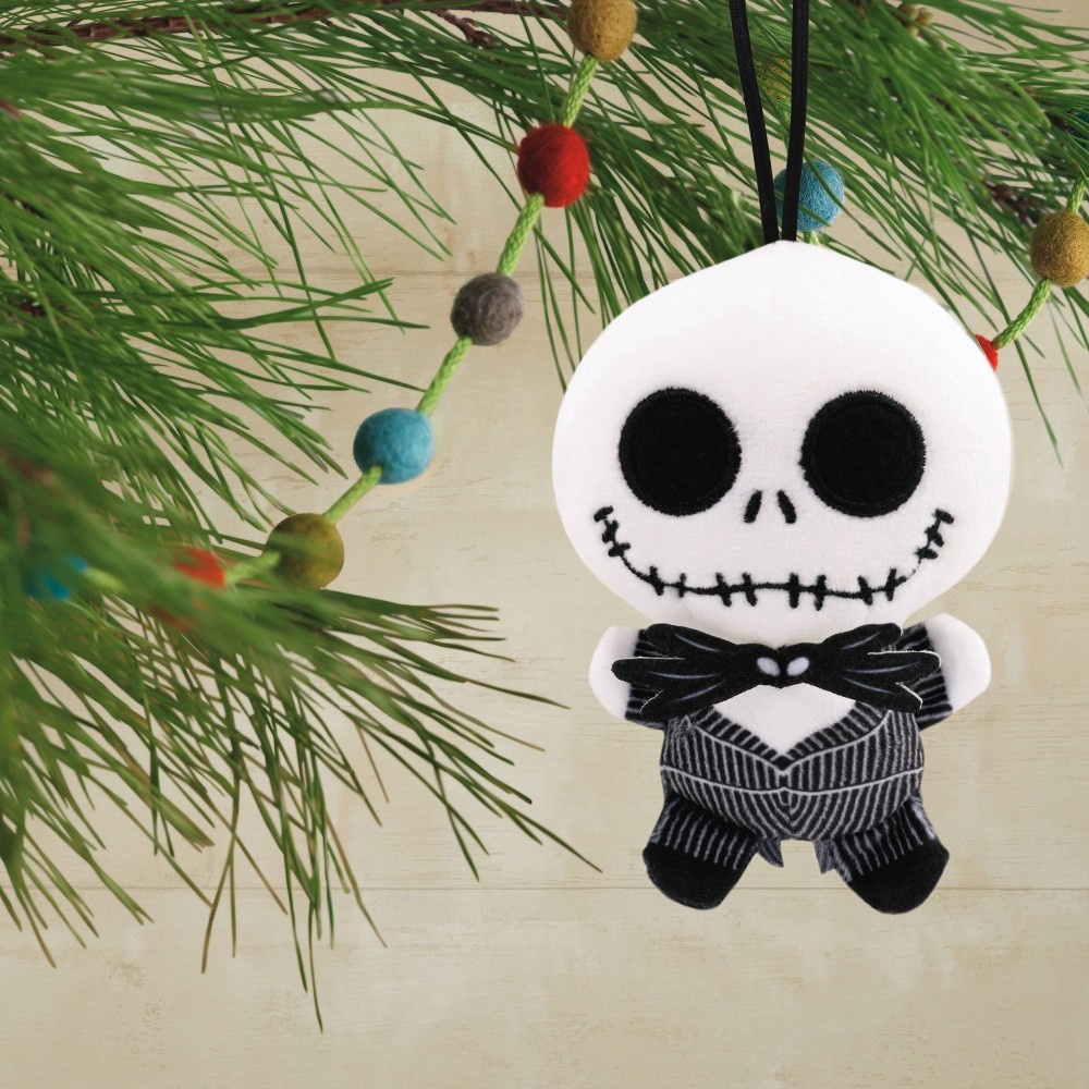 slide 3 of 4, Hallmark Disney Nightmare Before Christmas Jack Skellington Plush Christmas Tree Ornament, 1 ct