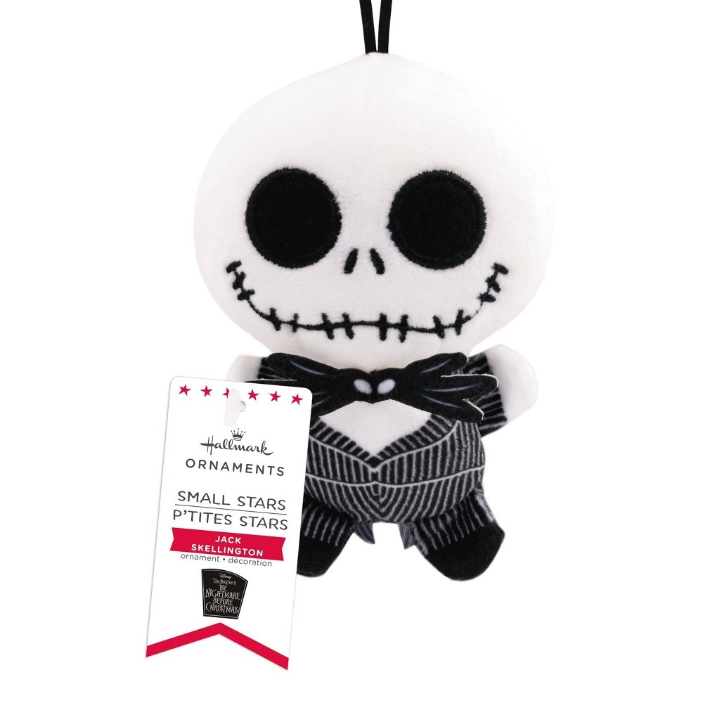 slide 4 of 4, Hallmark Disney Nightmare Before Christmas Jack Skellington Plush Christmas Tree Ornament, 1 ct