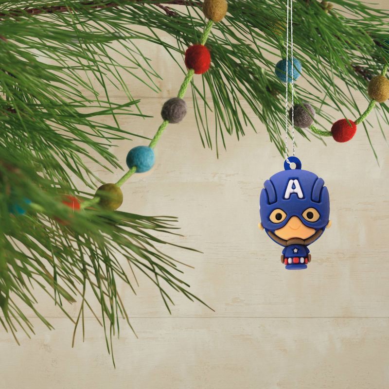 slide 5 of 6, Hallmark 6pc Marvel Avengers Mini Christmas Tree Ornament Set: Spider-Man, Iron Man, Hulk, Groot, Captain America, 6 ct