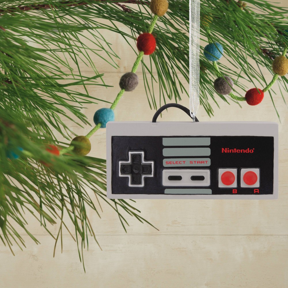 slide 3 of 4, Hallmark Nintendo Super Mario Controller Christmas Tree Ornament, 1 ct