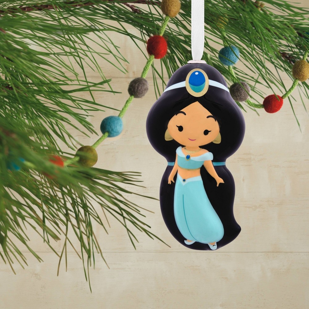 Hallmark Disney Aladdin Jasmine Decoupage Christmas Ornament