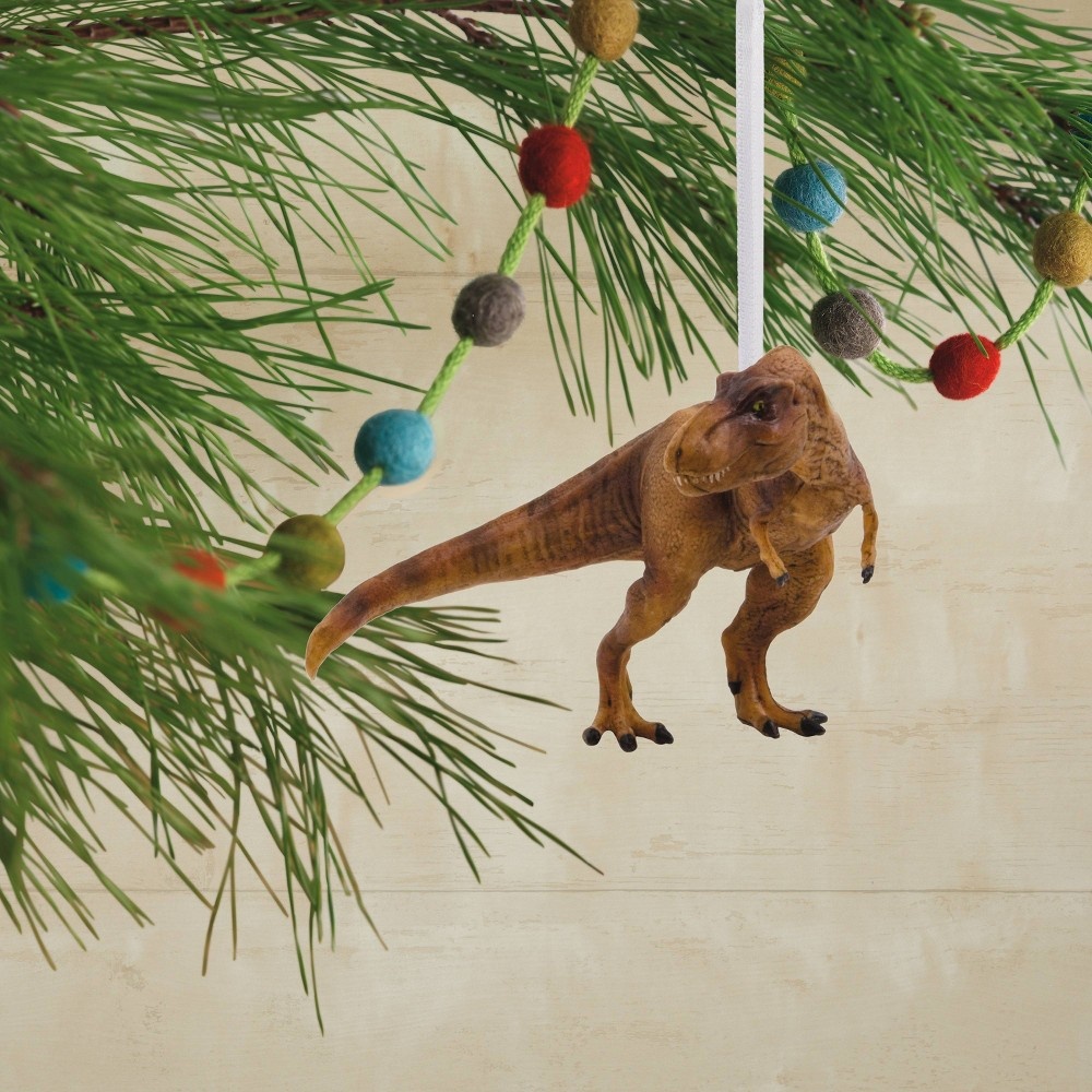 slide 3 of 4, Hallmark Jurassic Park T-Rex Christmas Tree Ornament, 1 ct