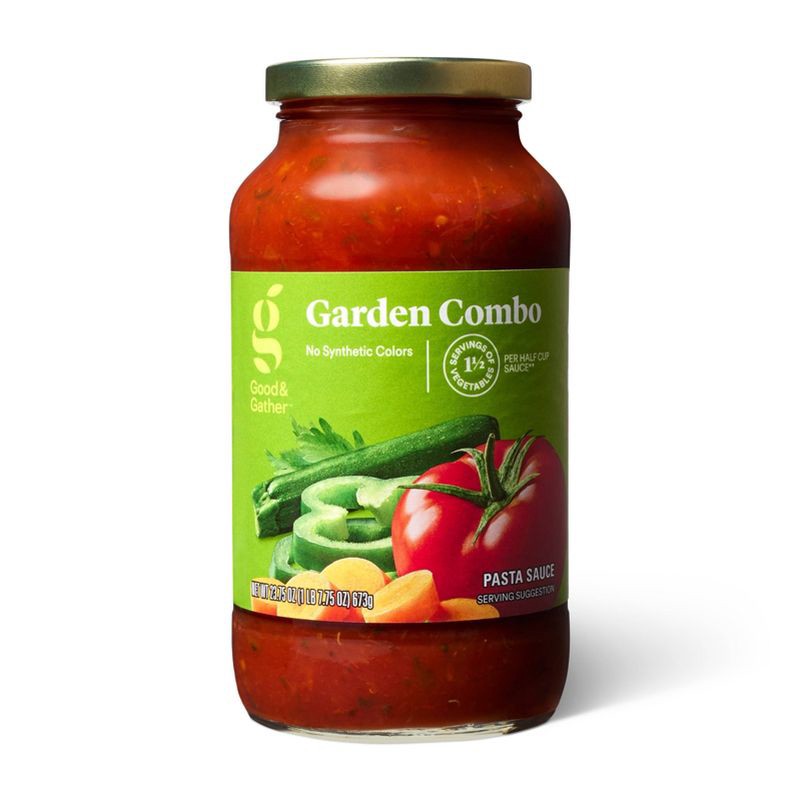 slide 1 of 5, Garden Combo Pasta Sauce - 23.75oz - Good & Gather™, 23.75 oz