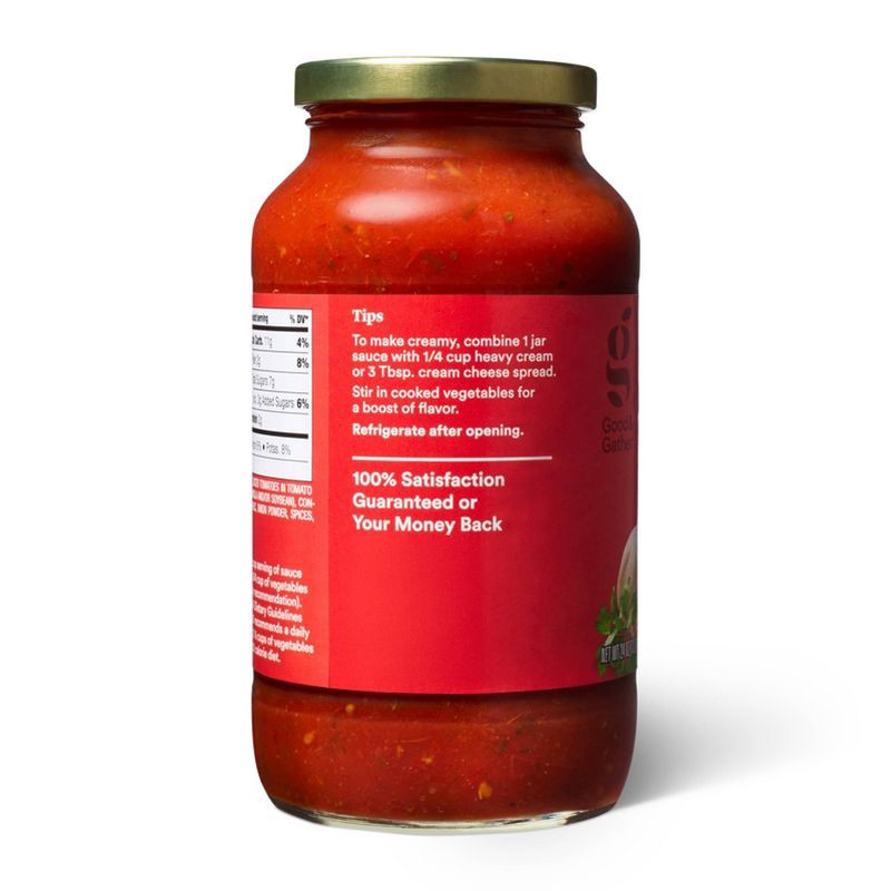 slide 3 of 5, Classic Flavored with Meat Pasta Sauce - 24oz - Good & Gather™, 24 oz