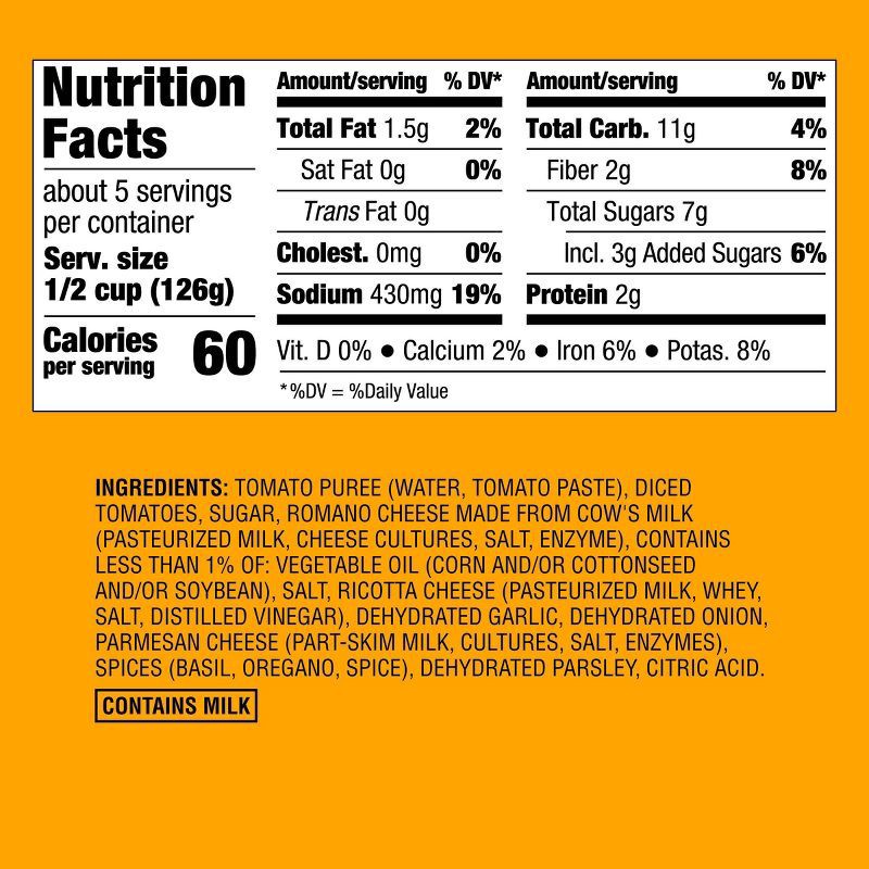 slide 5 of 5, Three Cheese Pasta Sauce - 24oz - Good & Gather™, 24 oz