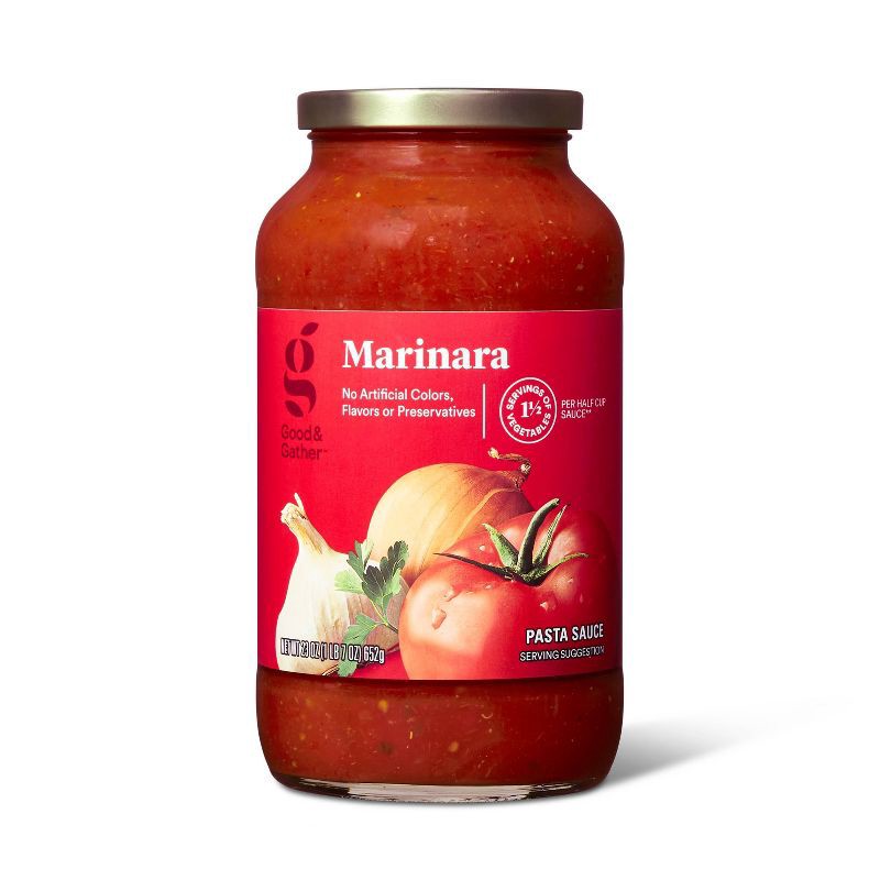 slide 1 of 3, Marinara Pasta Sauce - 23oz - Good & Gather™, 23 oz