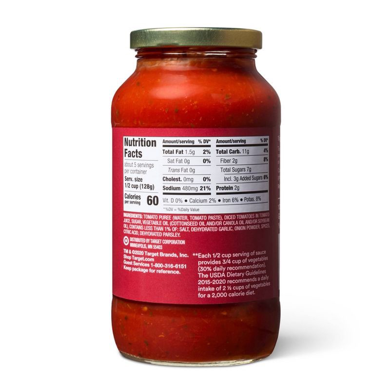 slide 2 of 5, Traditional Pasta Sauce - 24oz - Good & Gather™, 24 oz
