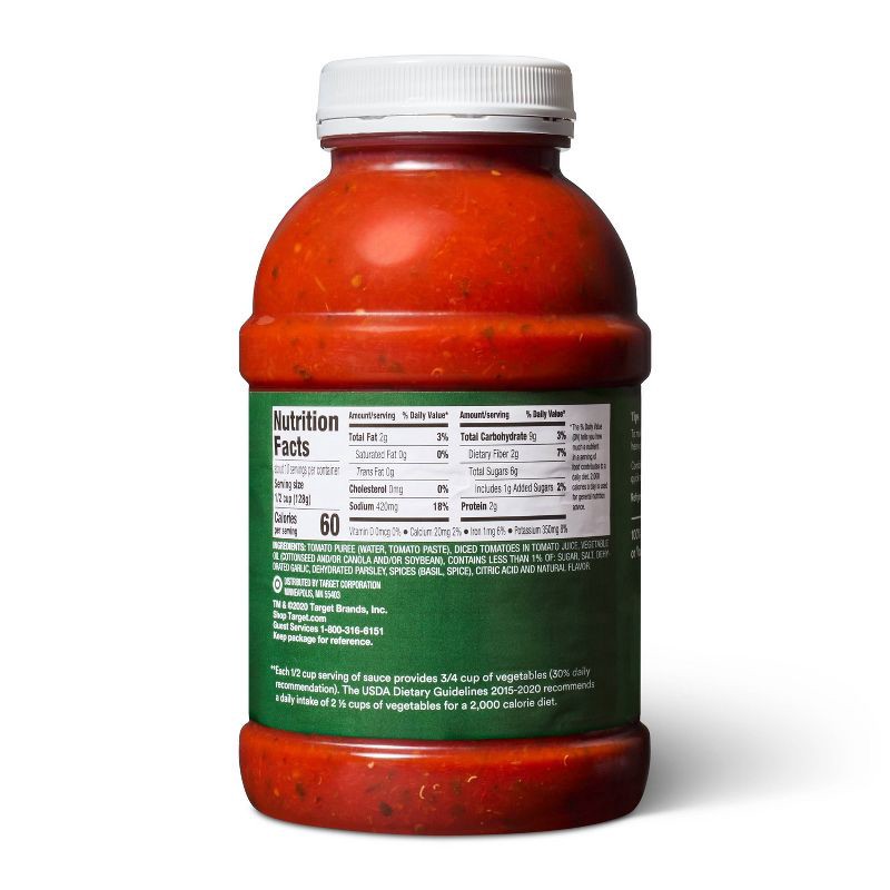 slide 2 of 5, Tomato, Basil & Garlic Pasta Sauce 45oz - Good & Gather™, 45 oz