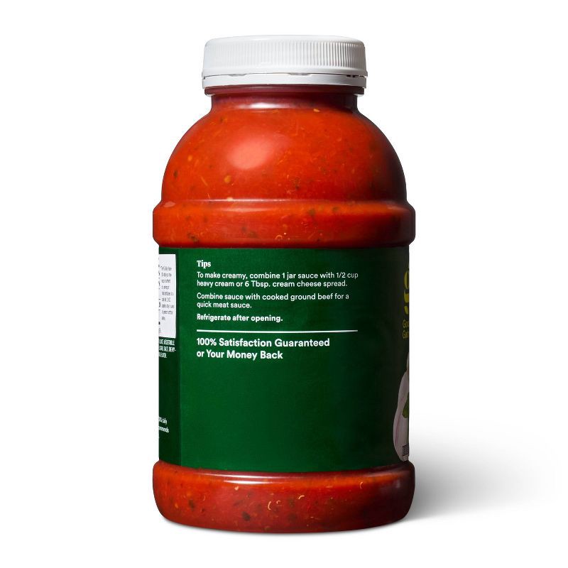 slide 3 of 5, Tomato, Basil & Garlic Pasta Sauce 45oz - Good & Gather™, 45 oz