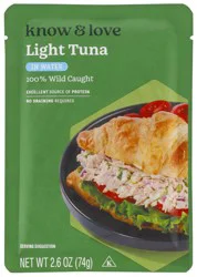 Know & Love Premium Tuna In Water 2.6 oz
