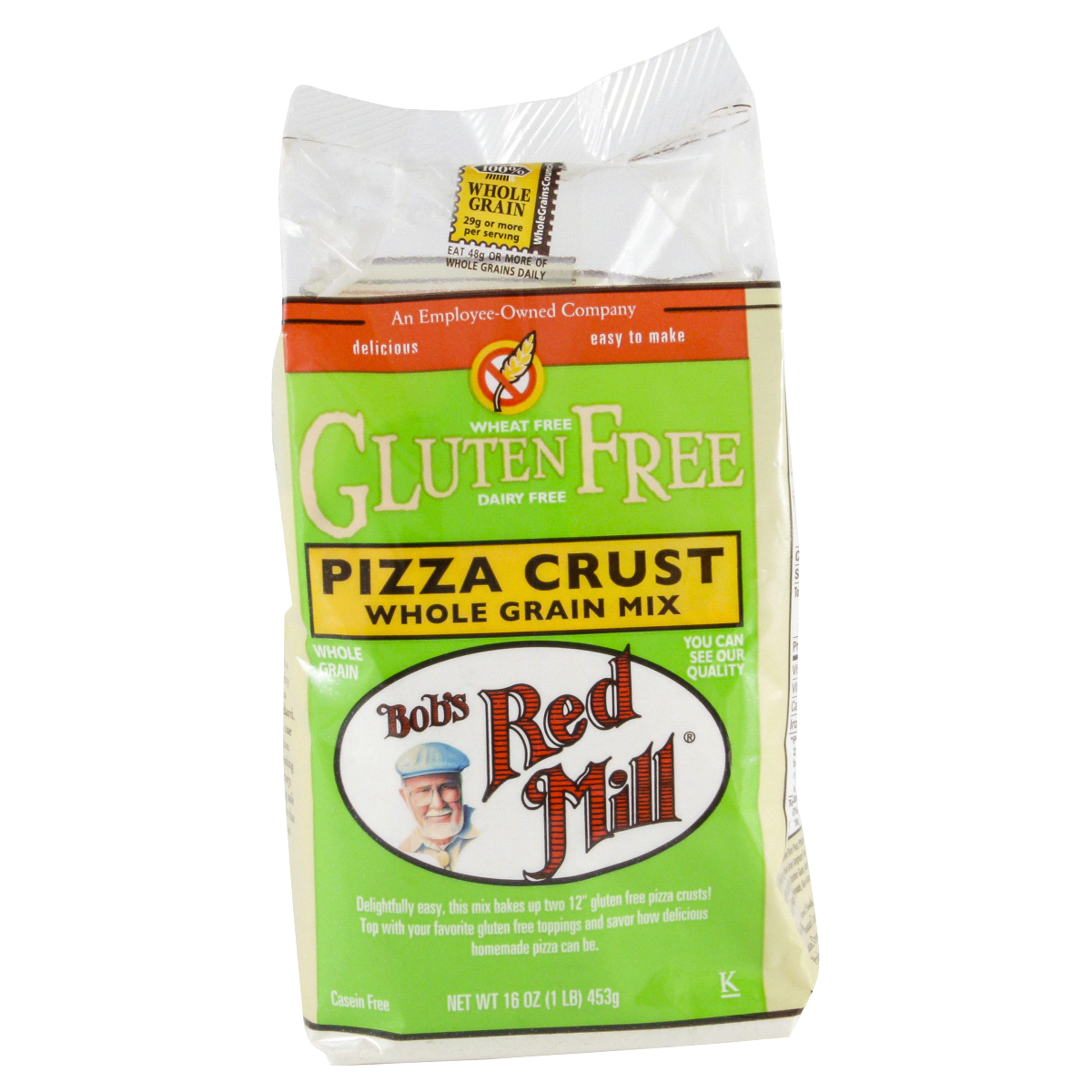 slide 1 of 4, Bob's Red Mill Gluten Free Whole Grain Pizza Crust Mix, 16 oz