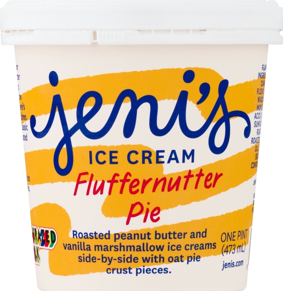slide 1 of 1, Jeni's Fluffernutter Pie Ice Cream, 16 oz