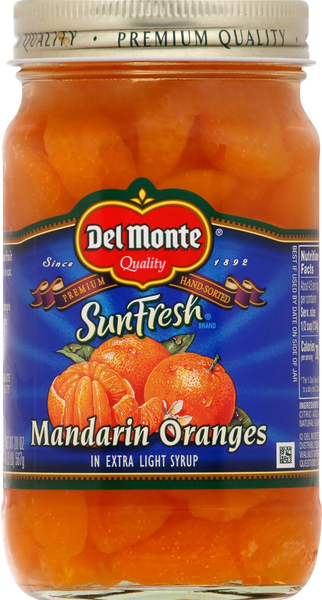 slide 4 of 9, Del Monte Sunfresh Mandarin Oranges, 20 oz