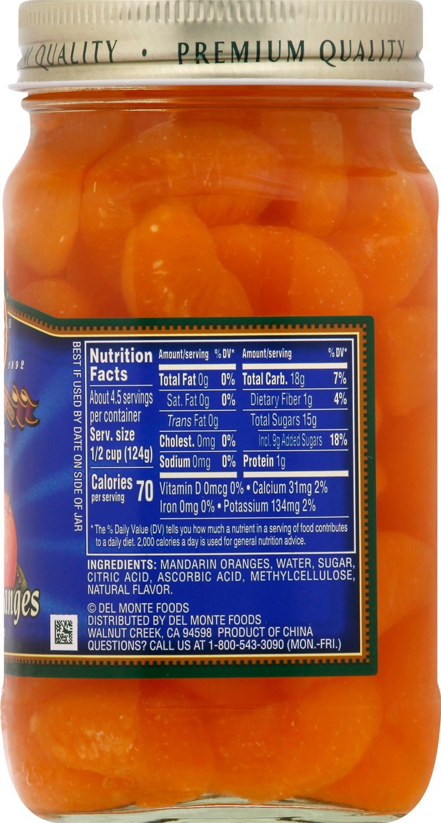 slide 8 of 9, Del Monte Sunfresh Mandarin Oranges, 20 oz