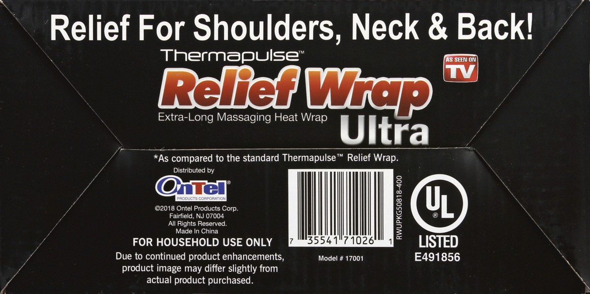 slide 3 of 11, Thermapulse Ultra Relief Wrap 1 ea, 1 ct