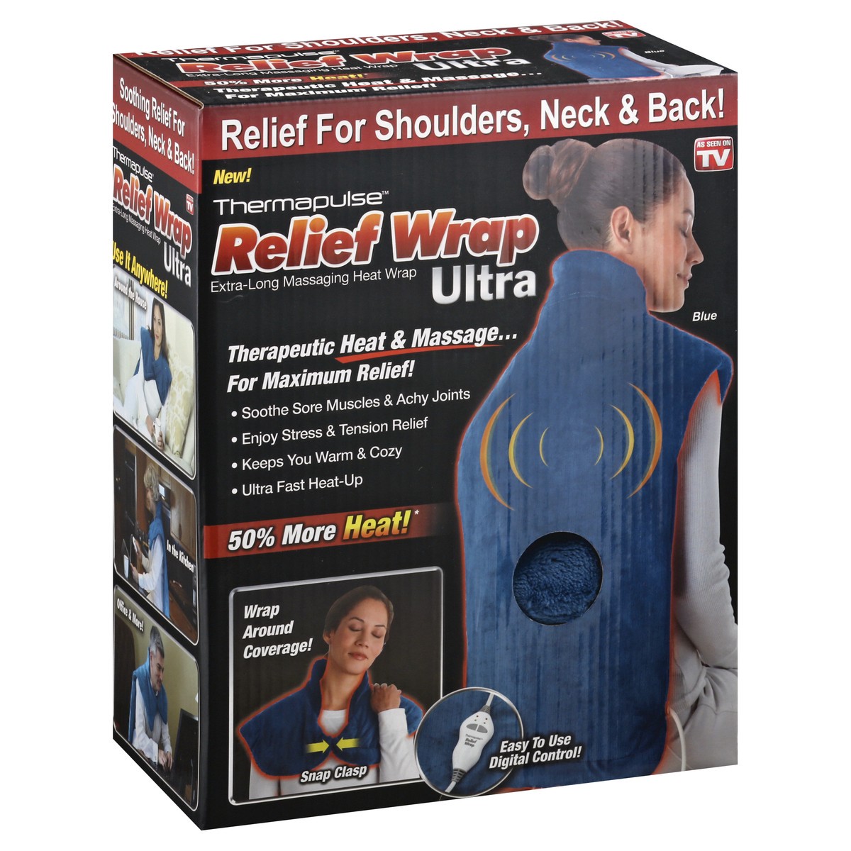 slide 9 of 11, Thermapulse Ultra Relief Wrap 1 ea, 1 ct