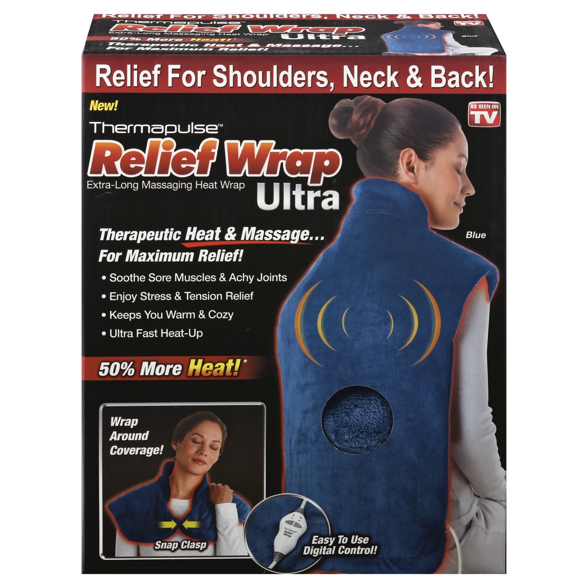 slide 1 of 11, Thermapulse Ultra Relief Wrap 1 ea, 1 ct