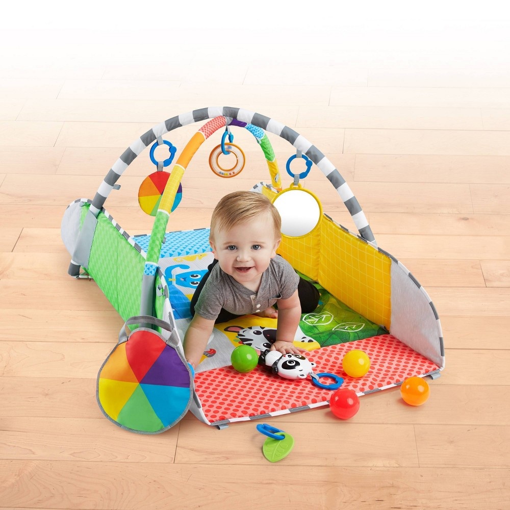 slide 10 of 11, Baby Einstein Patch's 5-in-1 Activity Play Gym & Ball Pit - Color Playspace, 1 ct