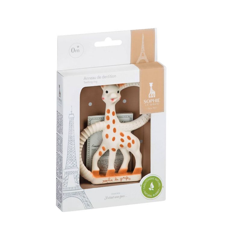 slide 2 of 5, Sophie La Girafe Teething Ring, 1 ct